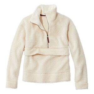 Cream/Ivory LL Bean Signature Fleece Sherpa